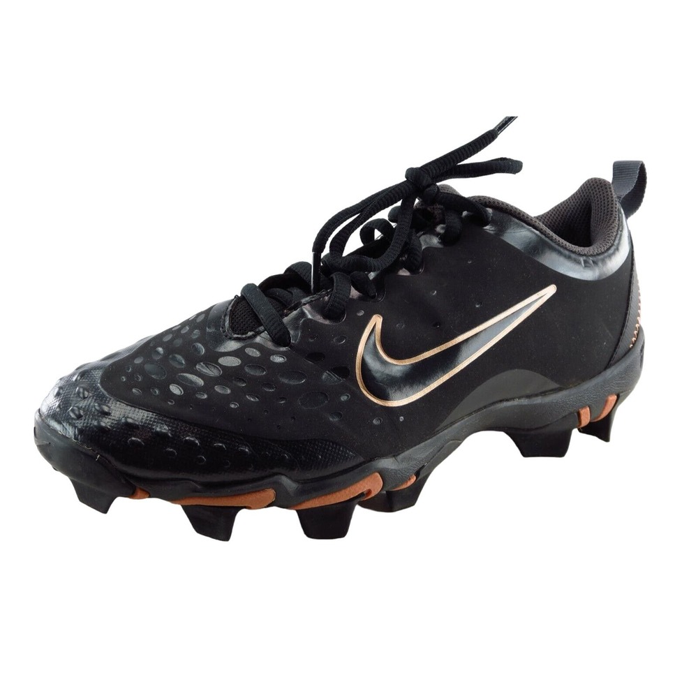 Nike Fast Flex Women Sz 8.5 M Black Lace‎ Up Football Synthetic Shoe